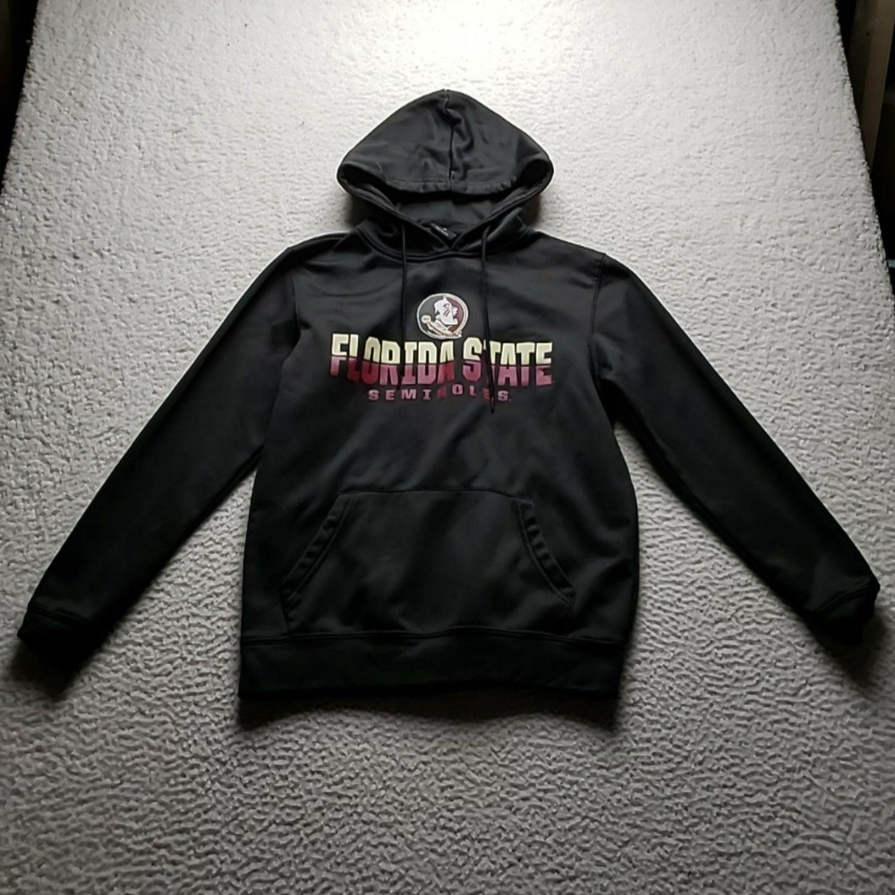 Florida State Seminoles Sweatshirt Mens Medium Black NCAA Football Colosseum